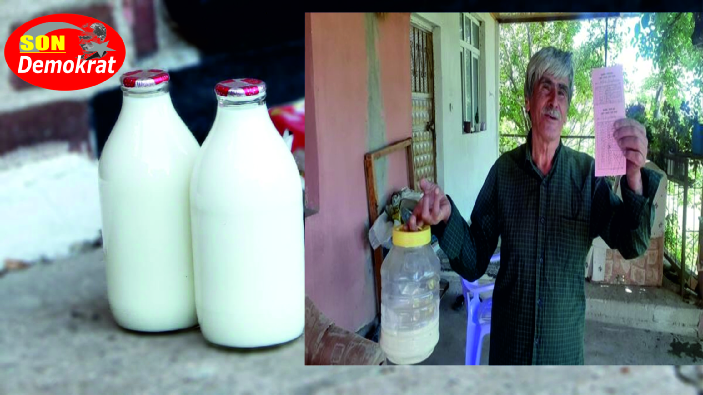 Sütün litre fiyatı zamlandı ama alış eski fiyat...?