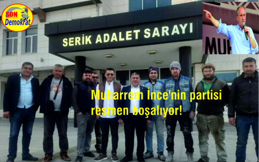 Muharrem İnce'nin partisi resmen boşalıyor!