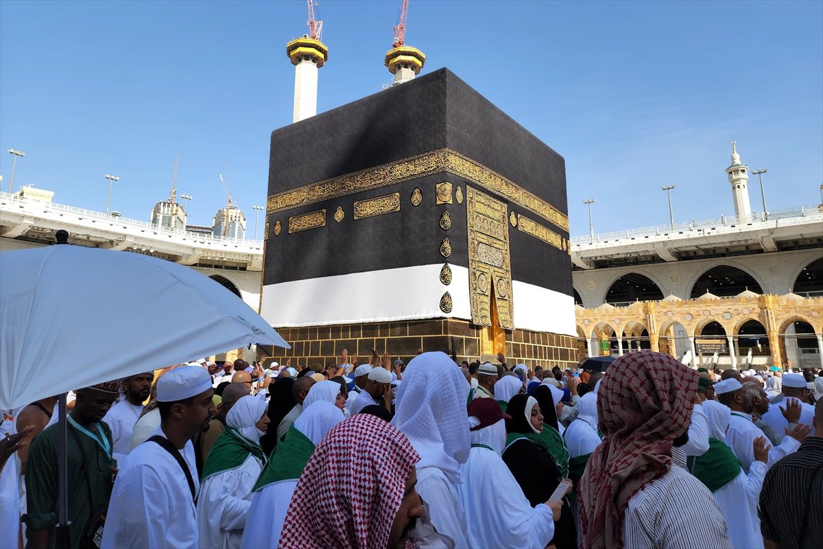 Hacılar için Kabe'ye veda vakti yaklaşıyor