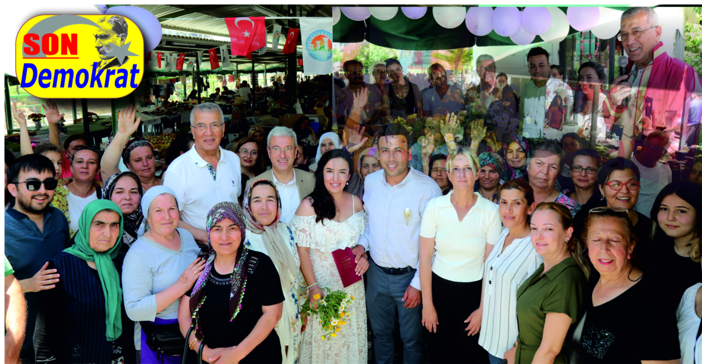 Genç Çiftlerin Nikahı Kadın Üretici Pazarında Kıyıldı