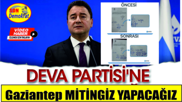 BABACAN İLK MİTİNGİNİN ENGELLENMEYE MEYDAN OKUDU